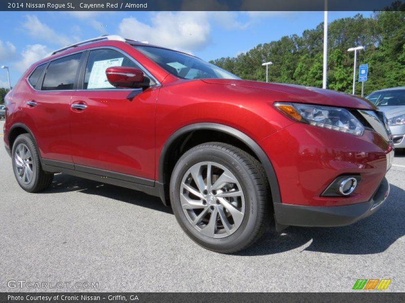 Cayenne Red / Almond 2014 Nissan Rogue SL