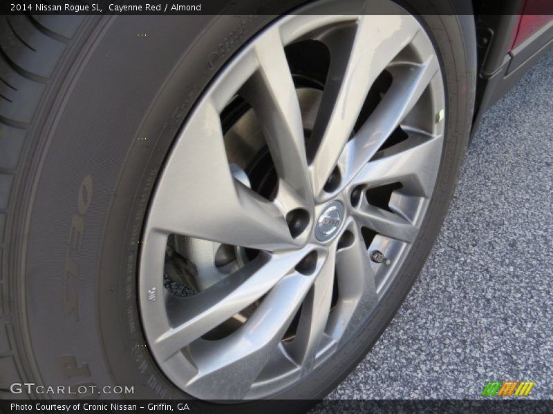 Cayenne Red / Almond 2014 Nissan Rogue SL