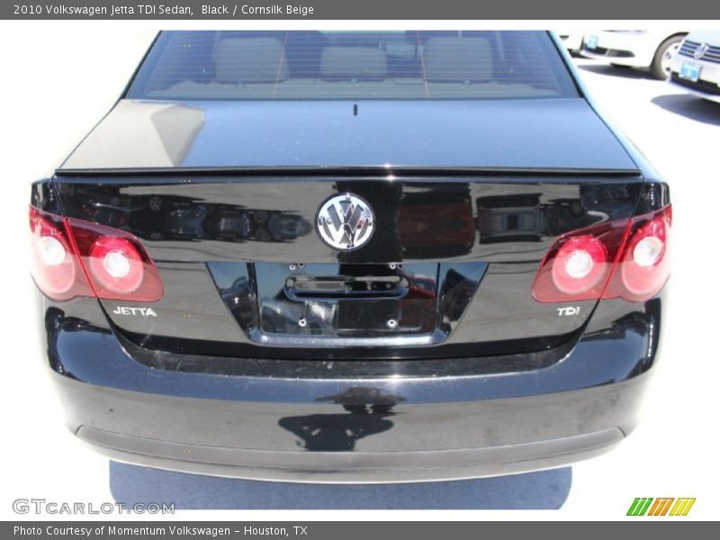 Black / Cornsilk Beige 2010 Volkswagen Jetta TDI Sedan