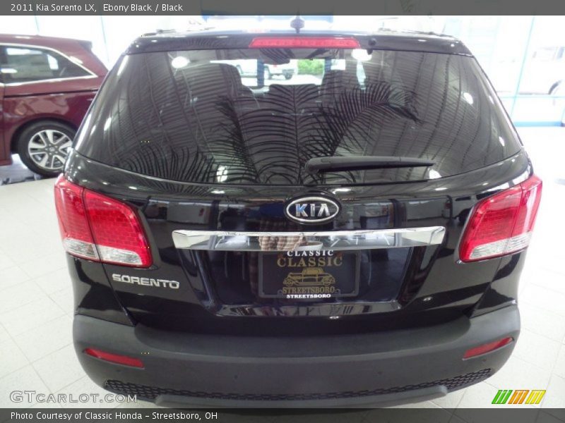 Ebony Black / Black 2011 Kia Sorento LX