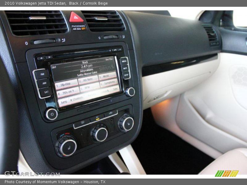 Black / Cornsilk Beige 2010 Volkswagen Jetta TDI Sedan