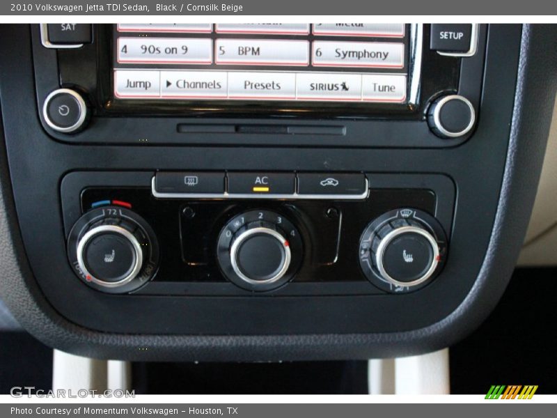 Black / Cornsilk Beige 2010 Volkswagen Jetta TDI Sedan