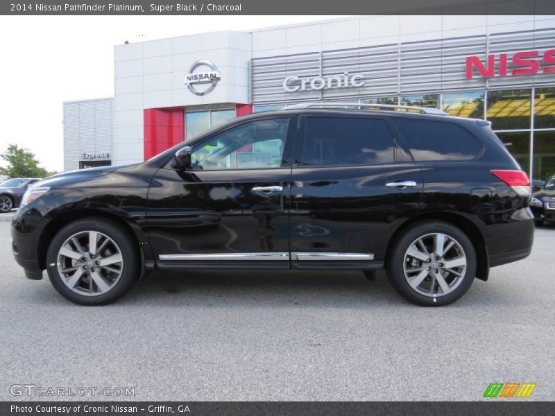 Super Black / Charcoal 2014 Nissan Pathfinder Platinum