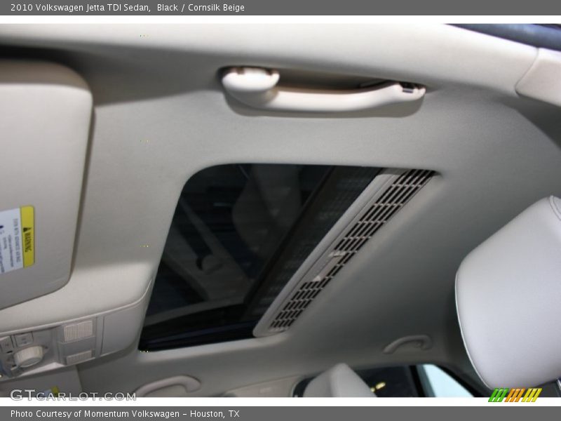 Black / Cornsilk Beige 2010 Volkswagen Jetta TDI Sedan