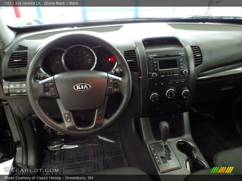 Ebony Black / Black 2011 Kia Sorento LX
