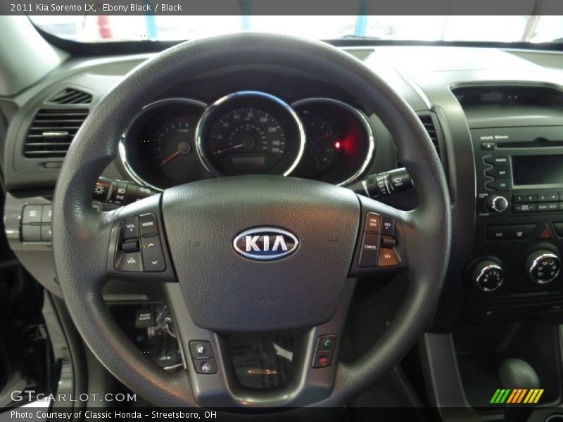 Ebony Black / Black 2011 Kia Sorento LX