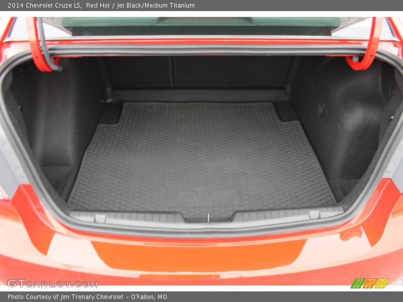 Red Hot / Jet Black/Medium Titanium 2014 Chevrolet Cruze LS
