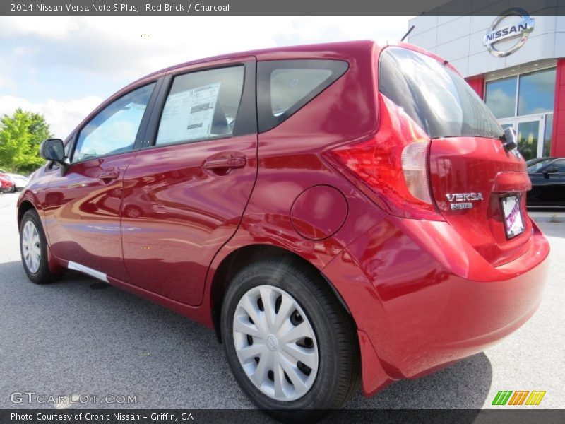 Red Brick / Charcoal 2014 Nissan Versa Note S Plus