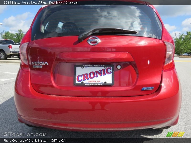 Red Brick / Charcoal 2014 Nissan Versa Note S Plus