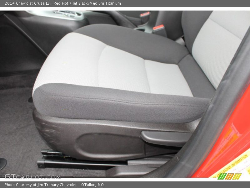 Red Hot / Jet Black/Medium Titanium 2014 Chevrolet Cruze LS