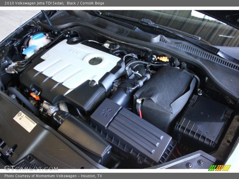 Black / Cornsilk Beige 2010 Volkswagen Jetta TDI Sedan