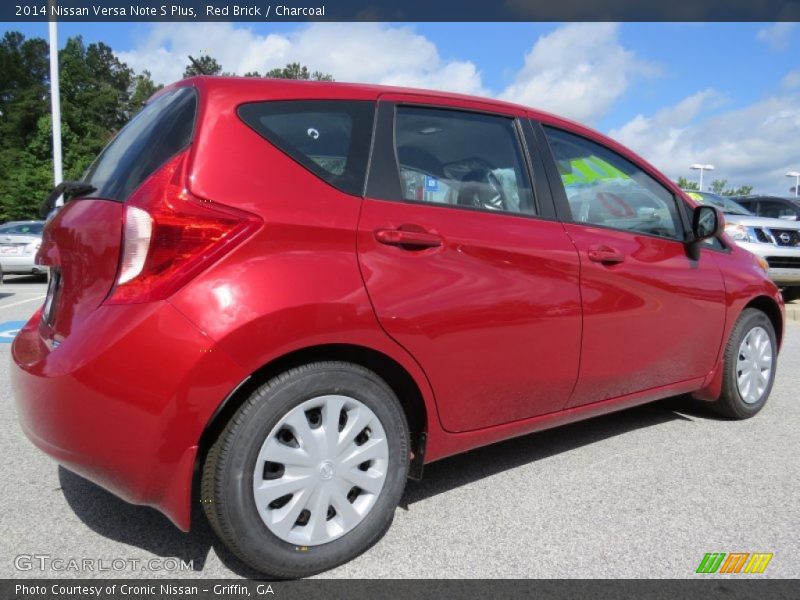 Red Brick / Charcoal 2014 Nissan Versa Note S Plus