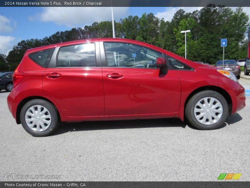 Red Brick / Charcoal 2014 Nissan Versa Note S Plus