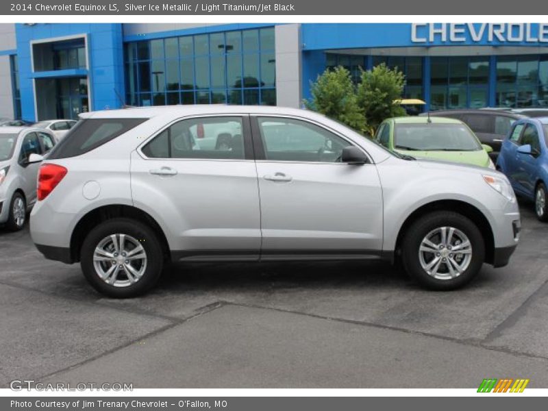 Silver Ice Metallic / Light Titanium/Jet Black 2014 Chevrolet Equinox LS