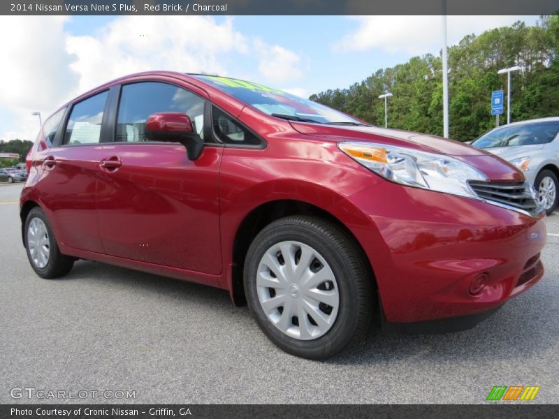 Red Brick / Charcoal 2014 Nissan Versa Note S Plus
