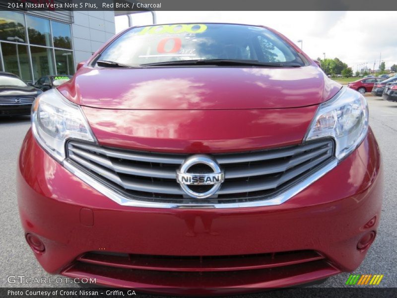 Red Brick / Charcoal 2014 Nissan Versa Note S Plus