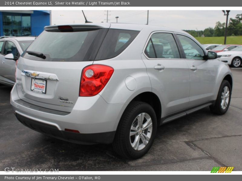 Silver Ice Metallic / Light Titanium/Jet Black 2014 Chevrolet Equinox LS