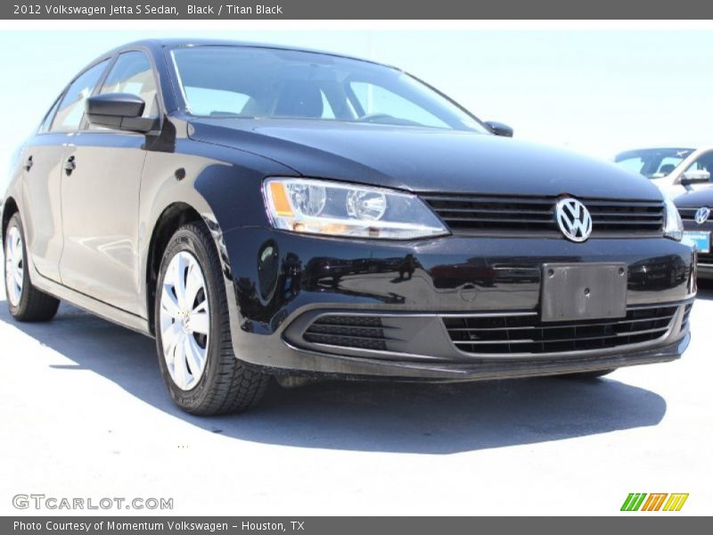 Black / Titan Black 2012 Volkswagen Jetta S Sedan