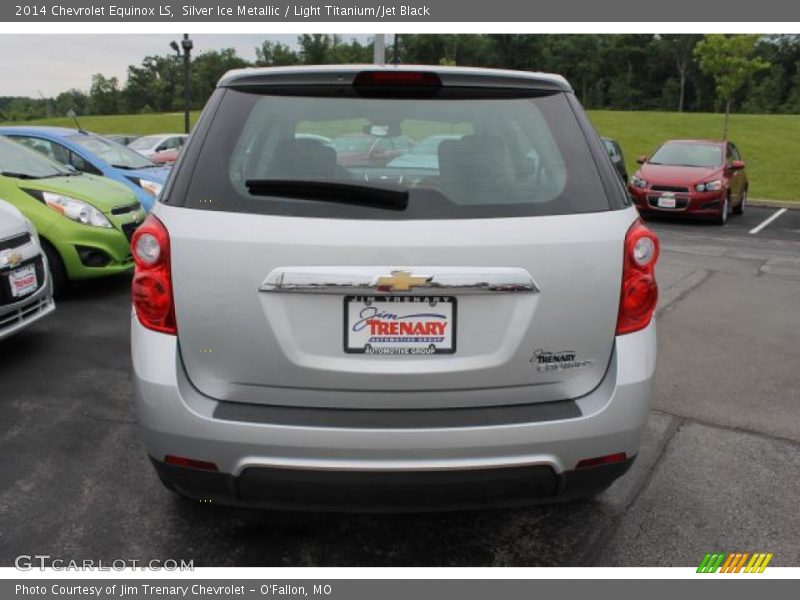 Silver Ice Metallic / Light Titanium/Jet Black 2014 Chevrolet Equinox LS
