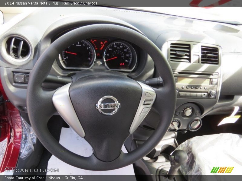 Red Brick / Charcoal 2014 Nissan Versa Note S Plus