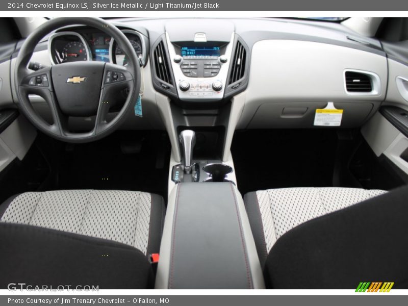 Silver Ice Metallic / Light Titanium/Jet Black 2014 Chevrolet Equinox LS