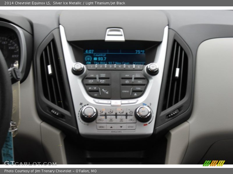 Silver Ice Metallic / Light Titanium/Jet Black 2014 Chevrolet Equinox LS