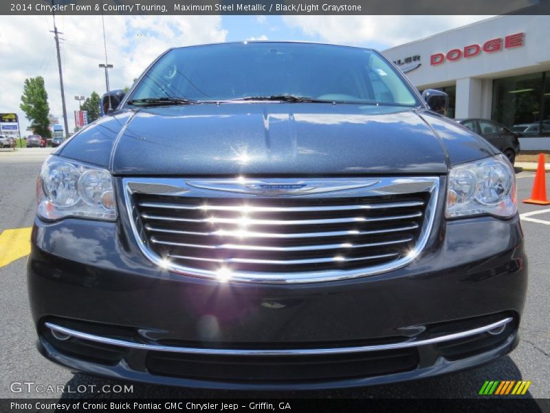 Maximum Steel Metallic / Black/Light Graystone 2014 Chrysler Town & Country Touring