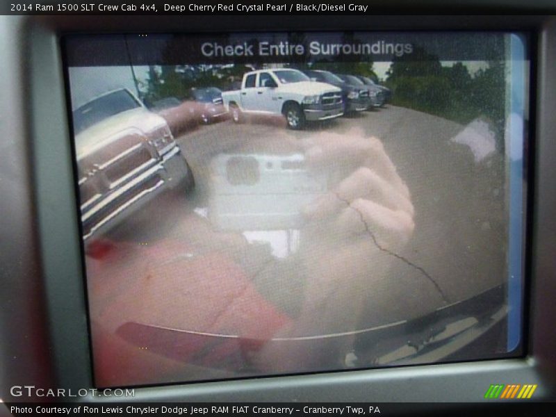 Deep Cherry Red Crystal Pearl / Black/Diesel Gray 2014 Ram 1500 SLT Crew Cab 4x4