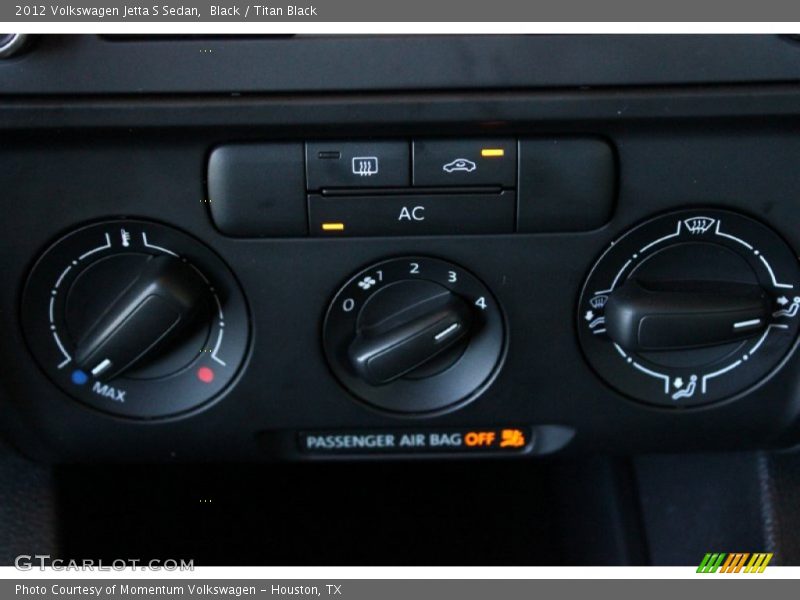 Black / Titan Black 2012 Volkswagen Jetta S Sedan