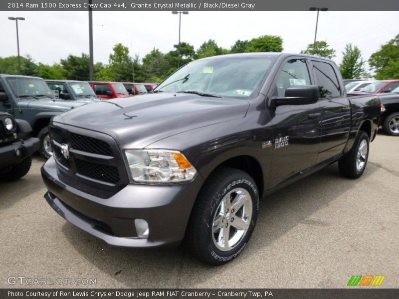 Granite Crystal Metallic / Black/Diesel Gray 2014 Ram 1500 Express Crew Cab 4x4