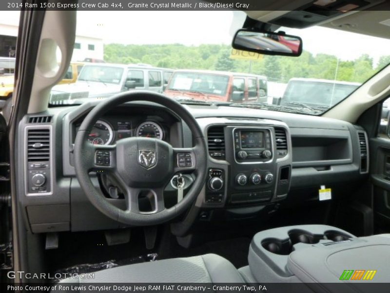 Granite Crystal Metallic / Black/Diesel Gray 2014 Ram 1500 Express Crew Cab 4x4