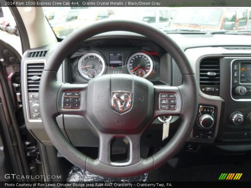Granite Crystal Metallic / Black/Diesel Gray 2014 Ram 1500 Express Crew Cab 4x4