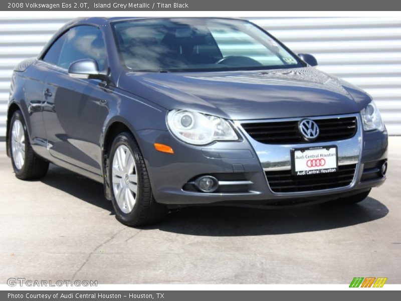 Island Grey Metallic / Titan Black 2008 Volkswagen Eos 2.0T