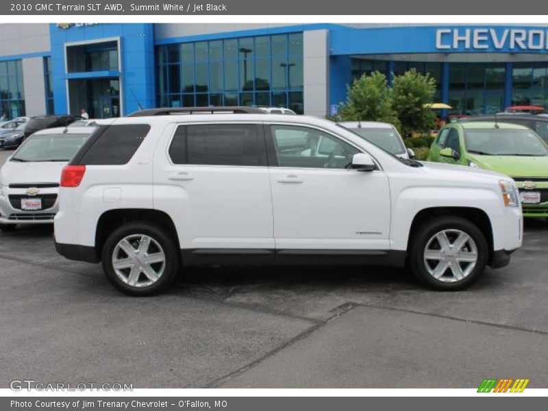 Summit White / Jet Black 2010 GMC Terrain SLT AWD