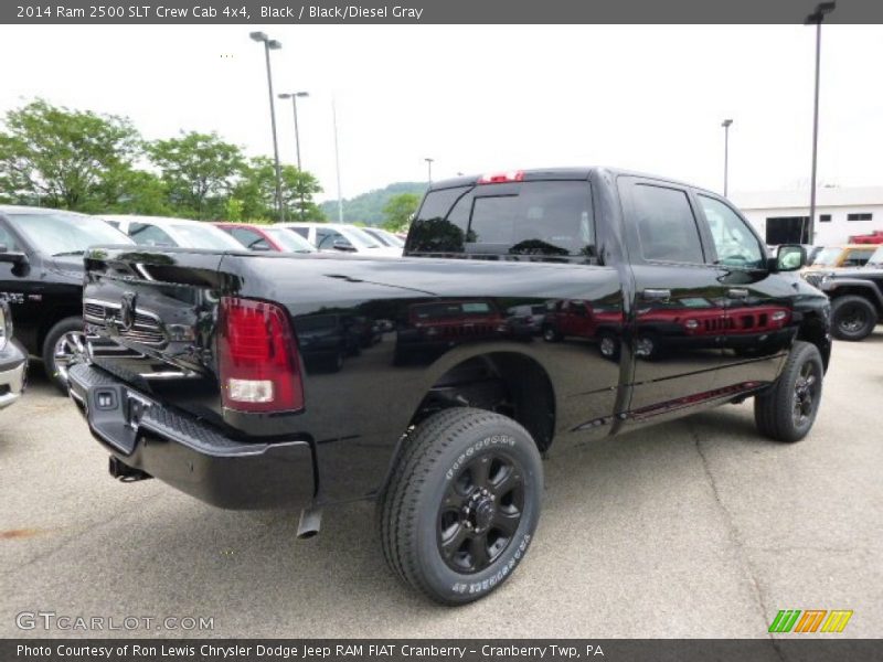 Black / Black/Diesel Gray 2014 Ram 2500 SLT Crew Cab 4x4