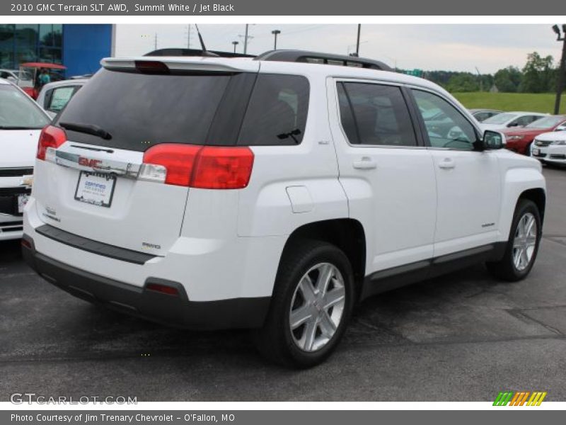 Summit White / Jet Black 2010 GMC Terrain SLT AWD