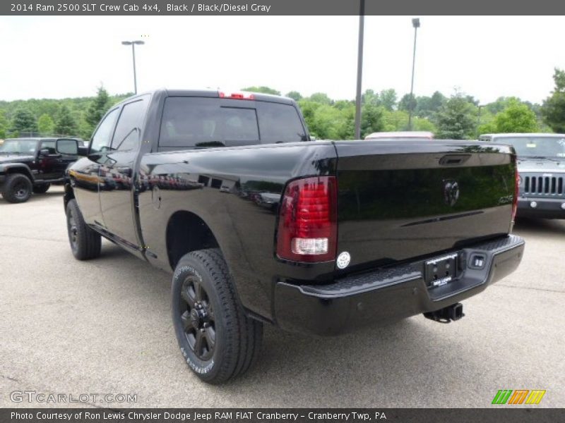 Black / Black/Diesel Gray 2014 Ram 2500 SLT Crew Cab 4x4