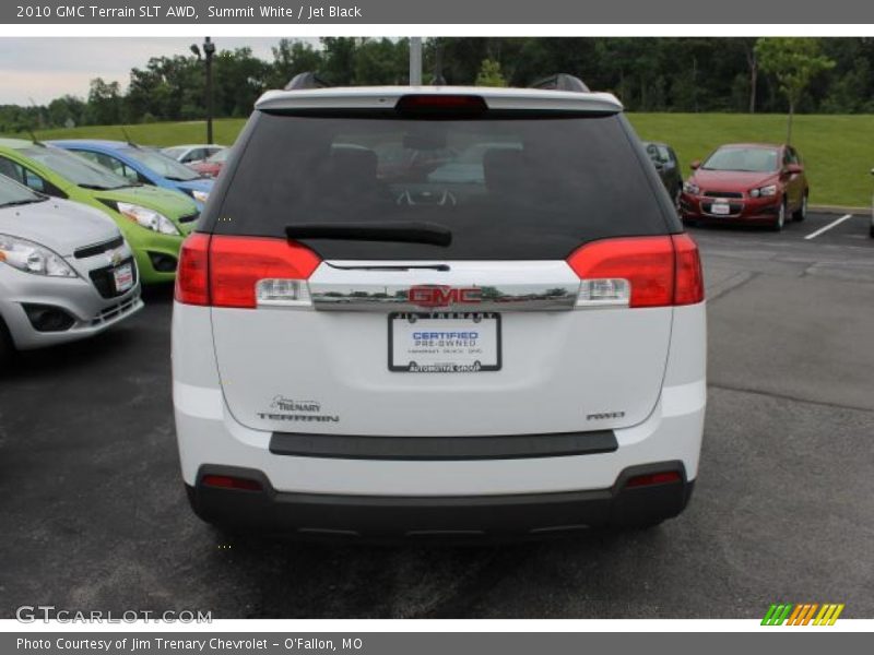 Summit White / Jet Black 2010 GMC Terrain SLT AWD