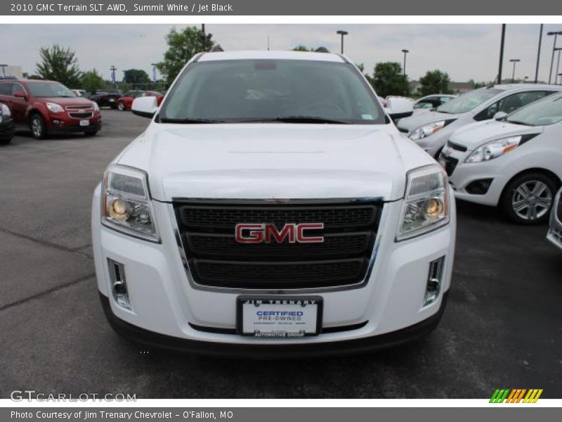 Summit White / Jet Black 2010 GMC Terrain SLT AWD