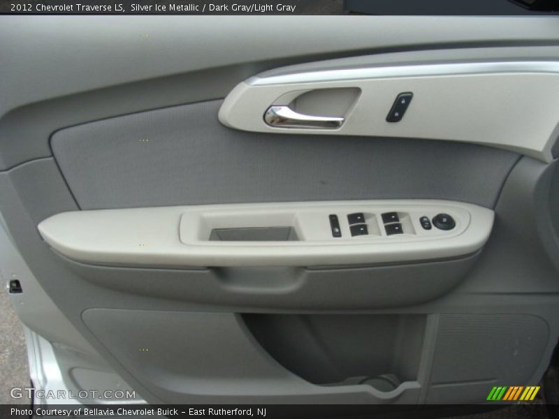 Silver Ice Metallic / Dark Gray/Light Gray 2012 Chevrolet Traverse LS