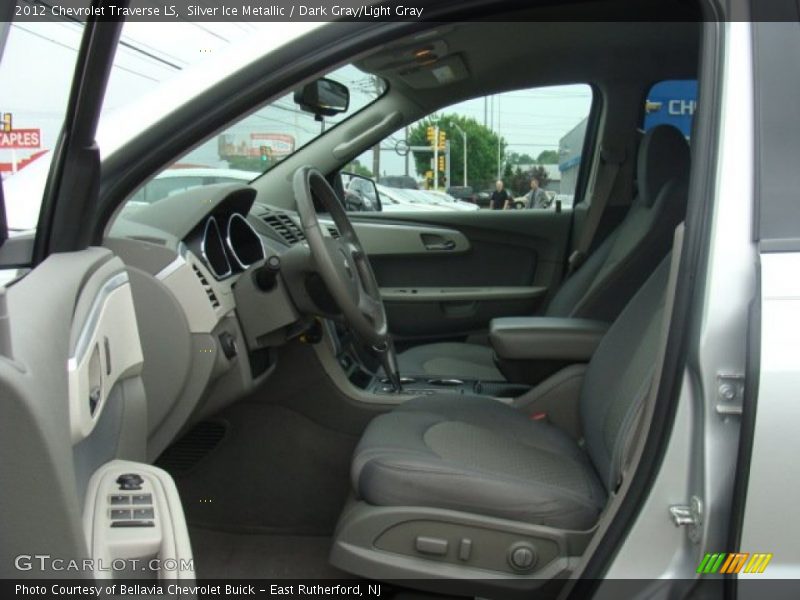 Silver Ice Metallic / Dark Gray/Light Gray 2012 Chevrolet Traverse LS