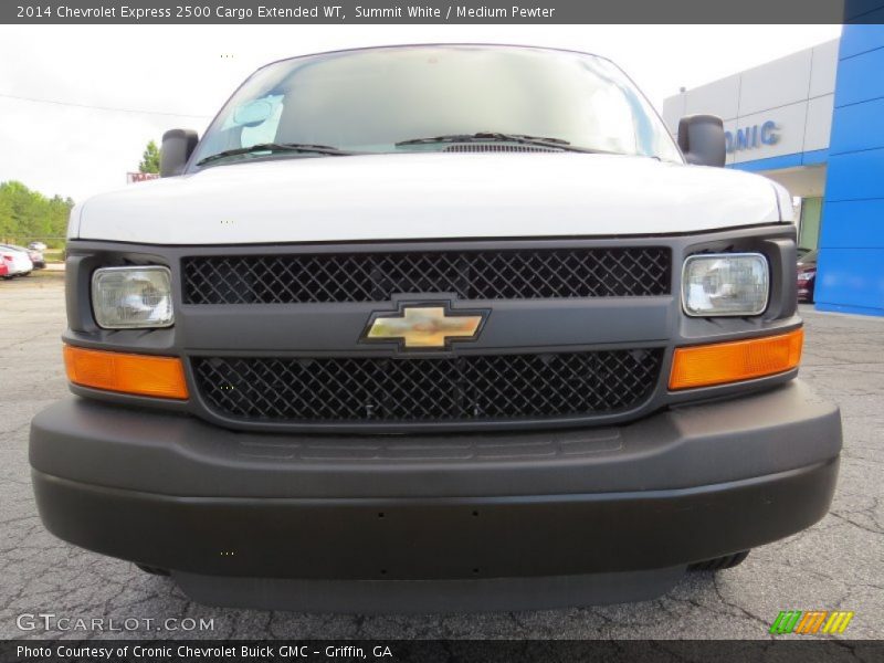 Summit White / Medium Pewter 2014 Chevrolet Express 2500 Cargo Extended WT