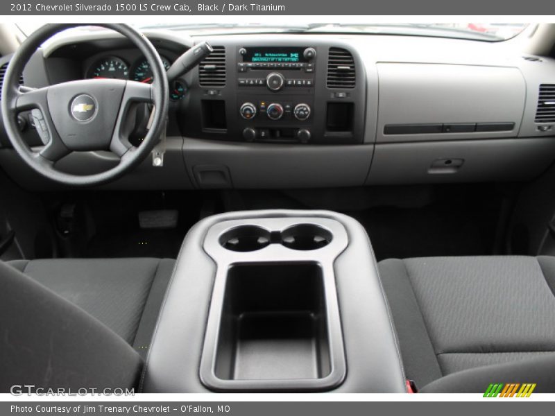 Black / Dark Titanium 2012 Chevrolet Silverado 1500 LS Crew Cab