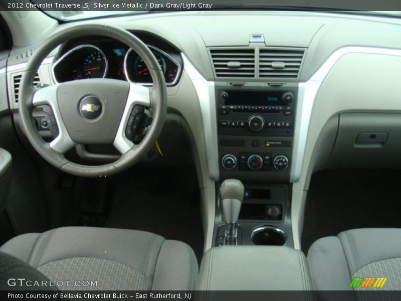 Silver Ice Metallic / Dark Gray/Light Gray 2012 Chevrolet Traverse LS