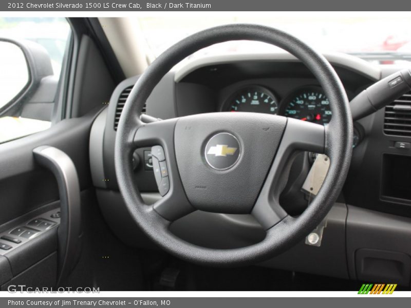 Black / Dark Titanium 2012 Chevrolet Silverado 1500 LS Crew Cab