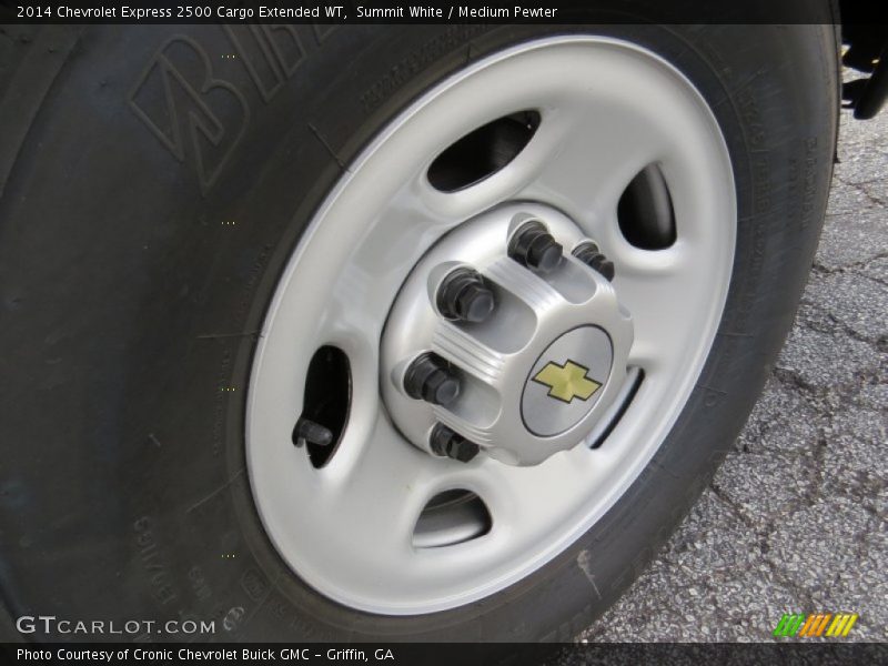 Summit White / Medium Pewter 2014 Chevrolet Express 2500 Cargo Extended WT
