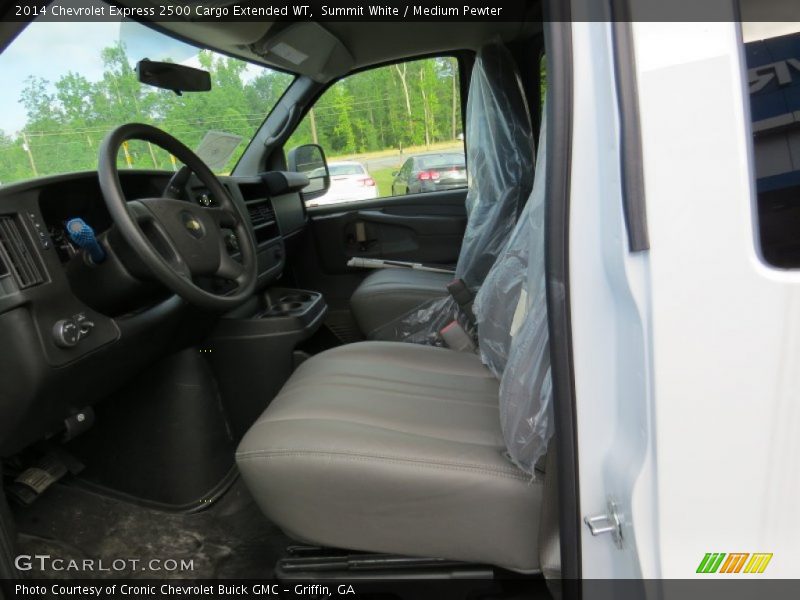 Summit White / Medium Pewter 2014 Chevrolet Express 2500 Cargo Extended WT