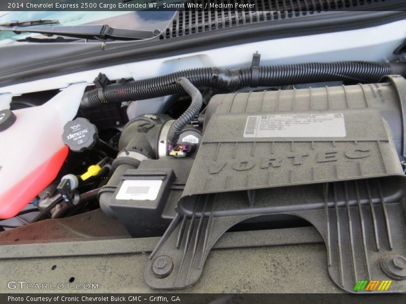 Summit White / Medium Pewter 2014 Chevrolet Express 2500 Cargo Extended WT