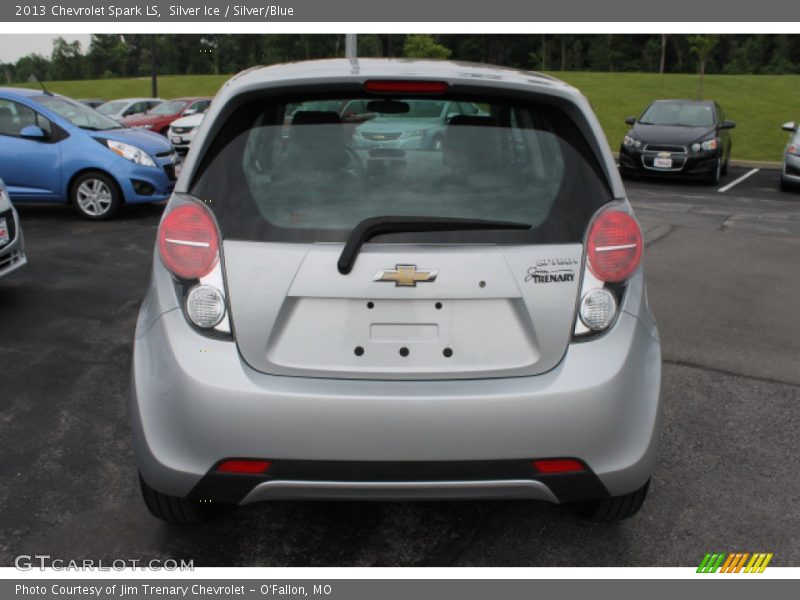 Silver Ice / Silver/Blue 2013 Chevrolet Spark LS