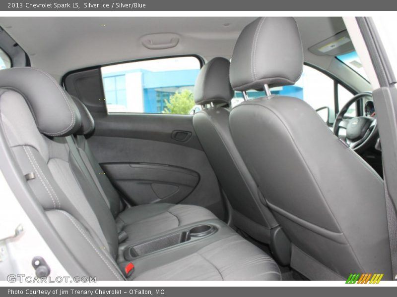 Silver Ice / Silver/Blue 2013 Chevrolet Spark LS
